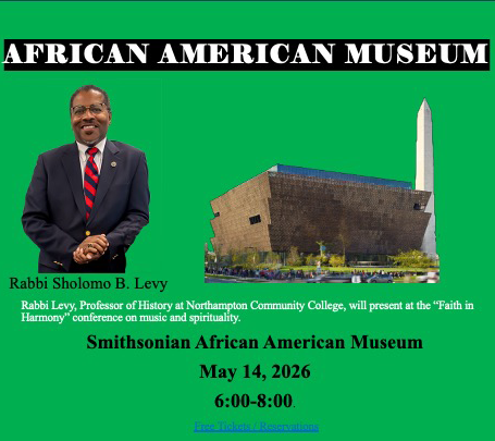 Rabbi Levy at the African American Museum